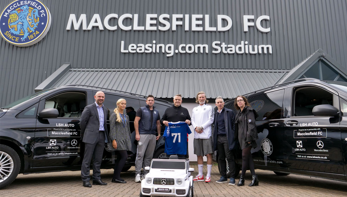 LSH Auto UK celebrates Macclesfield FC’s One Year Anniversary