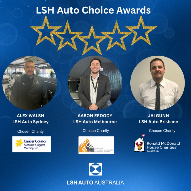 Winners of the LSH Auto Australia Choice Awards for Q4 2023 announced.
